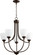 Mid. Chandeliers Glass Up by Quorum ( 19 | 6059-5-86 Enclave ) 