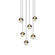 Mid. Chandeliers Multi-Port/Cascade by Sonneman ( 69 | 2915.14-SML Grapes ) 