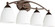 Bathroom Fixtures Four Lights by Quorum ( 19 | 5069-4-86 Barkley ) 