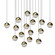 Mid. Chandeliers Multi-Port/Cascade by Sonneman ( 69 | 2923.14-LRG Grapes ) 