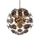 Mid. Chandeliers Sphere by Terracotta Designs ( 374 | H21105G-8BR Terina ) 