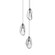 Mini Pendants 3 Light Cluster by Sonneman ( 69 | 2971.25C Liquid ) 