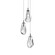 Mini Pendants 3 Light Cluster by Sonneman ( 69 | 2981.25C Liquid ) 