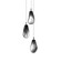 Mini Pendants 3 Light Cluster by Sonneman ( 69 | 2981.25K Liquid ) 