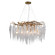 Mid. Chandeliers Glass Down by Terracotta Designs ( 374 | H22104-7 Alpine Villages ) 