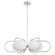 Mid. Chandeliers Glass Down by Quorum ( 19 | 6137-6-62 Belmont ) 