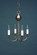 Mini Chandeliers Candle by Northeast Lantern ( 196 | 904-AB-LT4 Chandelier ) 