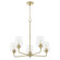 Mid. Chandeliers Glass Up by Quorum ( 19 | 6313-5-80 Raymond ) 