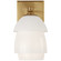 Sconces Single Glass by Visual Comfort Signature ( 268 | TOB 2111HAB-WG Whitman ) 
