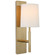 Sconces Single Candle by Visual Comfort Signature ( 268 | BBL 2172SB-L Clarion ) 