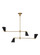 Linear/Island 4 Light + by Visual Comfort Studio ( 454 | TC1104BBS Signoret ) 