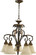 Mid. Chandeliers Glass Down by Quorum ( 19 | 6457-5-44 Rio Salado ) 