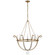Large Chandeliers Candle by Visual Comfort Signature ( 268 | JN 5150G/CG Alonzo ) 