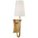 Sconces Single Candle by Visual Comfort Signature ( 268 | TOB 2272HAB-L Delphia ) 