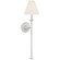 Sconces Single Candle by Visual Comfort Signature ( 268 | TOB 2453PW-L Piaf ) 
