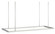 Linear/Island Open Frame by Visual Comfort Modern ( 182 | 700LSSTG50PSS-LED927 Stagger ) 