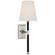 Sconces Single Candle by Visual Comfort Signature ( 268 | CHD 2083PN/BRT-L Basden ) 