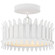 Semi-Flush Mts. Drum Shade by Visual Comfort Signature ( 268 | SK 4205PW Leslie ) 