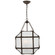 Foyer/Hall Lanterns Glass w/Frame by Visual Comfort Signature ( 268 | SK 5008AZ-FG Morris ) 