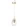 Mini Pendants Glass Down by Visual Comfort Modern ( 182 | SLPD278CNB Alina ) 