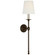 Sconces Single Candle by Visual Comfort Signature ( 268 | CHD 2819BZ-L Classic ) 