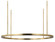 Mid. Chandeliers Ring/Halo by Visual Comfort Modern ( 182 | MDCH53927HAB Stagger ) 