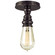 Flush Mounts Exposed Lamps by Visual Comfort Signature ( 268 | SL 5001BZ Boston ) 