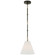 Mini Pendants Drum Shade by Visual Comfort Signature ( 268 | TOB 5089BZ/HAB-L Goodman ) 