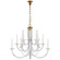 Mid. Chandeliers Candle by Visual Comfort Signature ( 268 | ARN 5116HAB-CG Wharton ) 