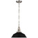 Pendants Metal Shade by Visual Comfort Signature ( 268 | CHC 5461PN-BLK Layton ) 