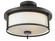Semi-Flush Mts. Drum Shade by Z-Lite ( 224 | 413SF14 Savannah ) 