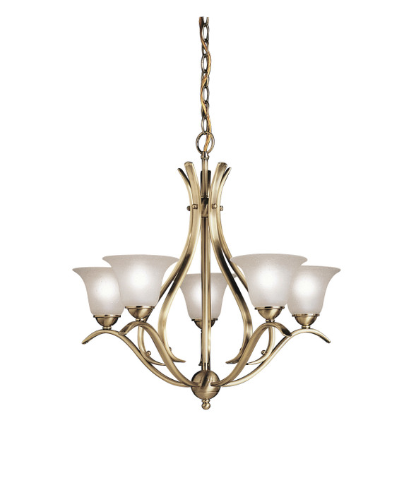 Mid. Chandeliers Glass Up by Kichler ( 12 | 2020AB Dover ) 