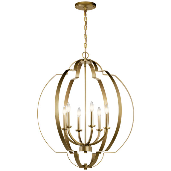Foyer/Hall Lanterns Open Frame by Kichler ( 12 | 42139NBR Voleta ) 