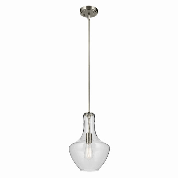 Pendants Glass Down by Kichler ( 12 | 42141NI Everly ) 
