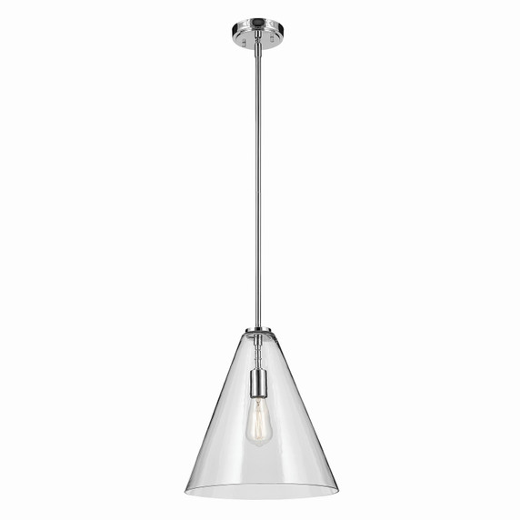 Pendants Glass Down by Kichler ( 12 | 42200CH Everly ) 