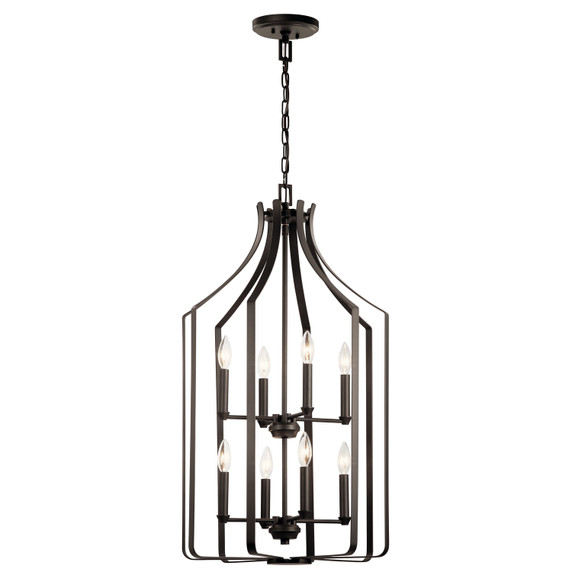 Foyer/Hall Lanterns Open Frame by Kichler ( 12 | 42498OZ Morrigan ) 