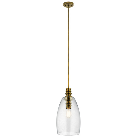 Mini Pendants Glass Down by Kichler ( 12 | 43090NBR Lakum ) 