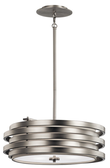 Pendants Drum Shade by Kichler ( 12 | 43301NI Roswell ) 