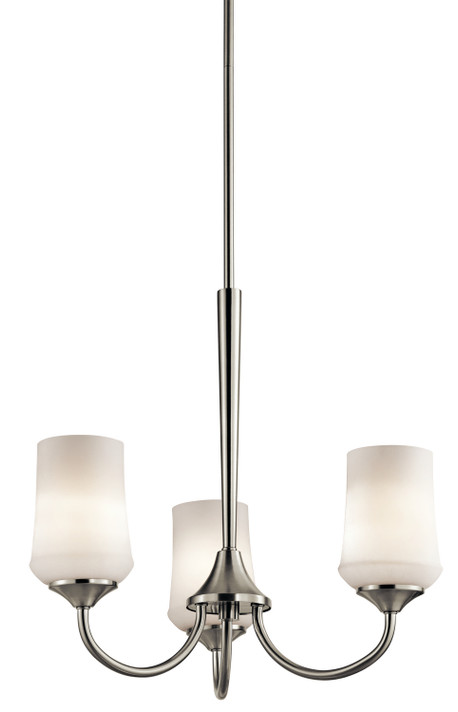 Mini Chandeliers Glass Shade by Kichler ( 12 | 43664NI Aubrey ) 