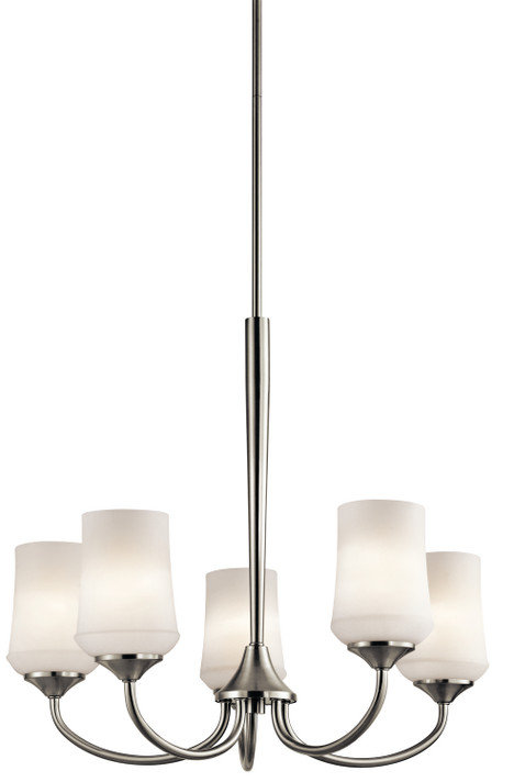 Mid. Chandeliers Glass Up by Kichler ( 12 | 43665NI Aubrey ) 