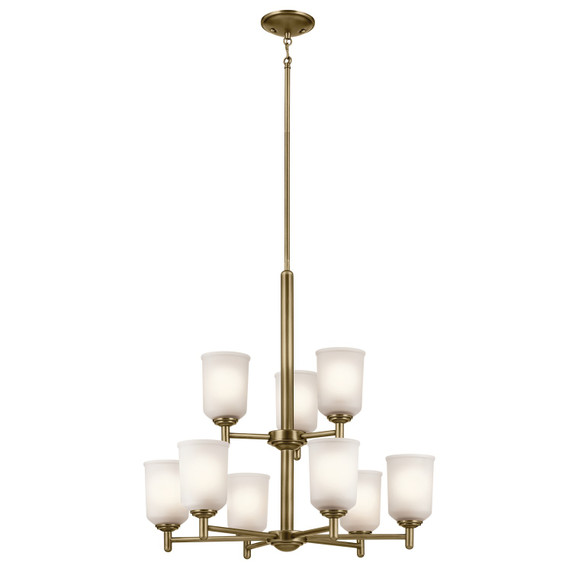 Mid. Chandeliers Glass Up by Kichler ( 12 | 43672NBR Shailene ) 