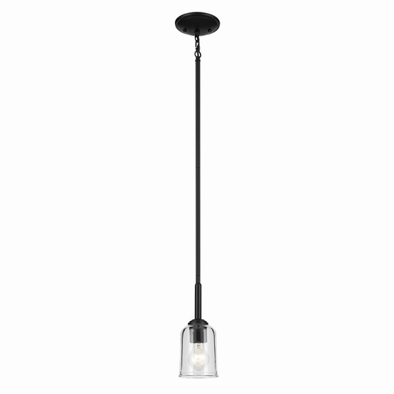 Mini Pendants Glass Down by Kichler ( 12 | 43674BKCLR Shailene ) 