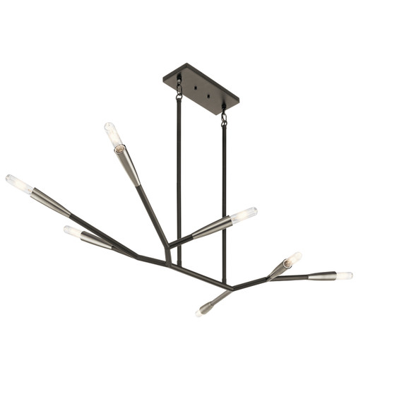 Linear/Island Geometric/Linear by Kichler ( 12 | 43795BK Branches ) 