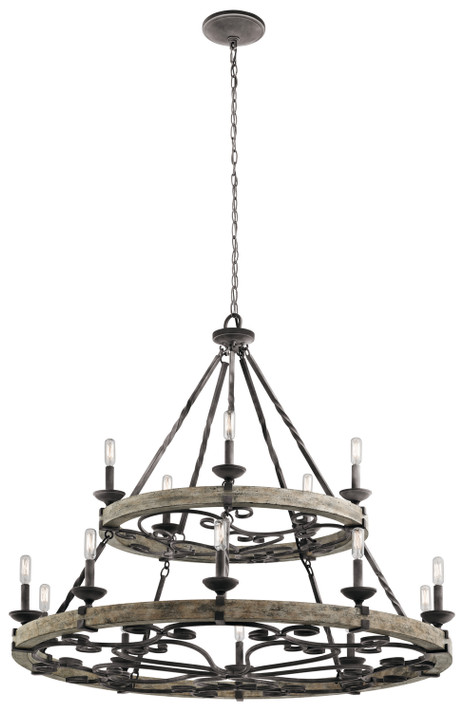 Large Chandeliers Candle by Kichler ( 12 | 43826WZC Taulbee ) 