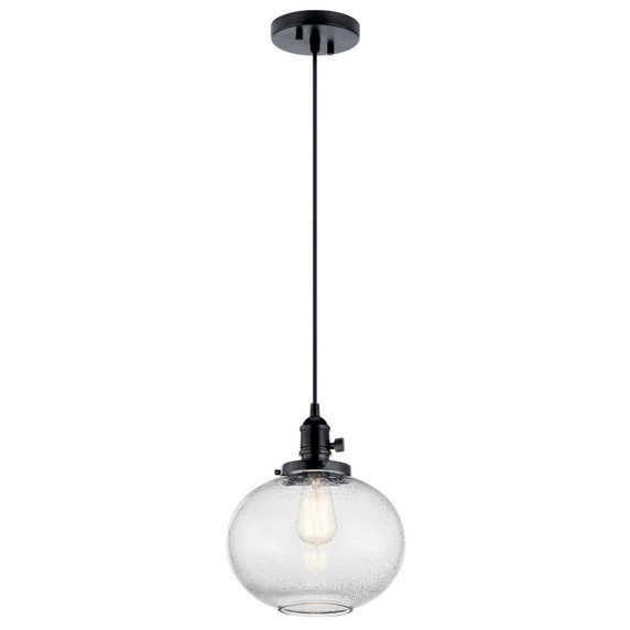 Mini Pendants Glass Down by Kichler ( 12 | 43852BK Avery ) 