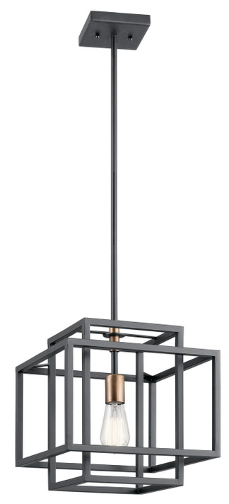 Foyer/Hall Lanterns Open Frame by Kichler ( 12 | 43982BK Taubert ) 