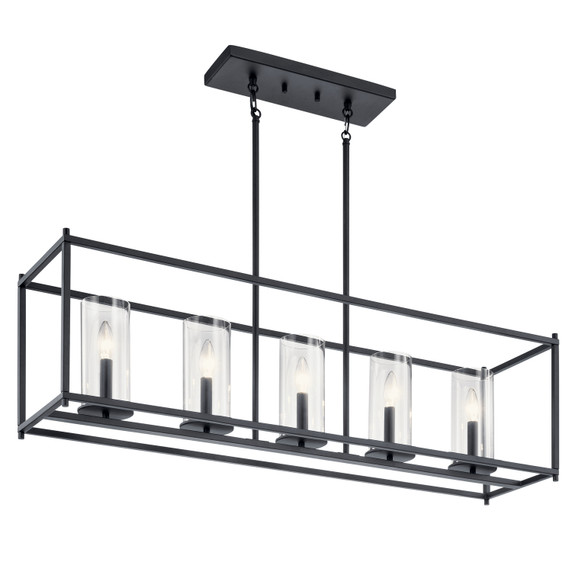 Linear/Island 4 Light + by Kichler ( 12 | 43995BK Crosby ) 