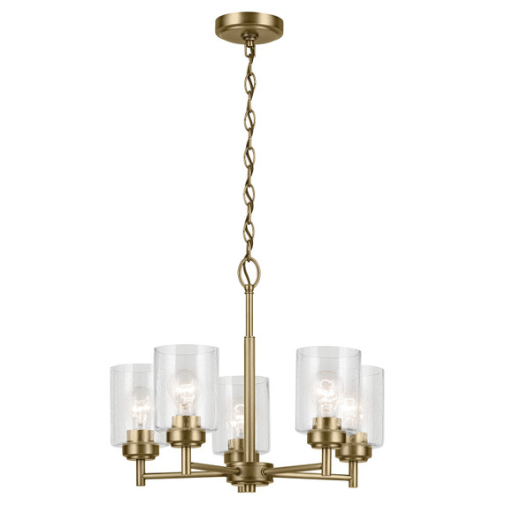 Mid. Chandeliers Glass Up by Kichler ( 12 | 44030NBR Winslow ) 