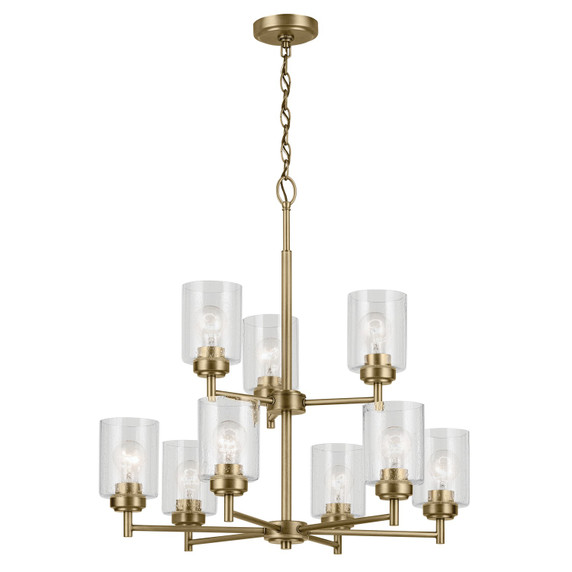 Mid. Chandeliers Glass Up by Kichler ( 12 | 44031NBR Winslow ) 