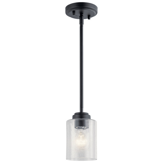 Mini Pendants Glass Down by Kichler ( 12 | 44032BK Winslow ) 